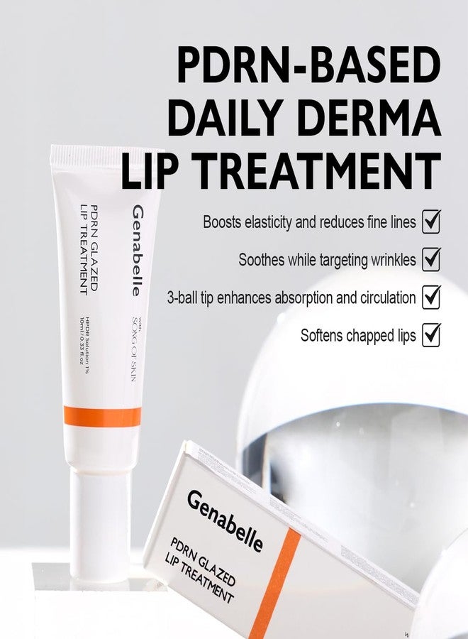 Genabelle PDRN Glazed Lip Treatment – Hydrating & Plumping Lip Balm with PDRN & Peptides for Soft, Glossy Lips – Intensive Lip Repair & Moisture Lock- 0.33 fl oz - Image 2